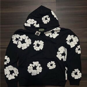 1822 Denim Black and White Hoodie